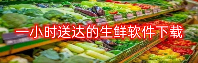 一小时送达的生鲜软件下载