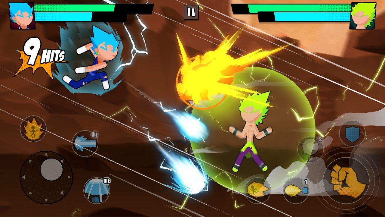 超级龙火柴人战斗金手指版