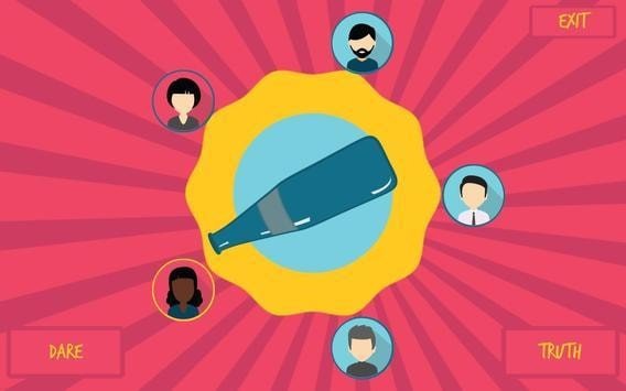 为朋友旋转瓶子