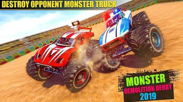 警察怪物卡车追逐