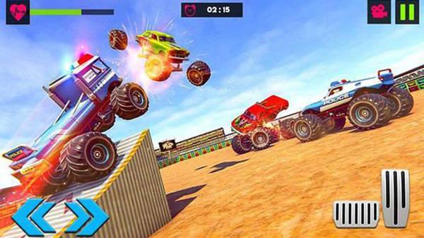 警察怪物卡车追逐手游下载