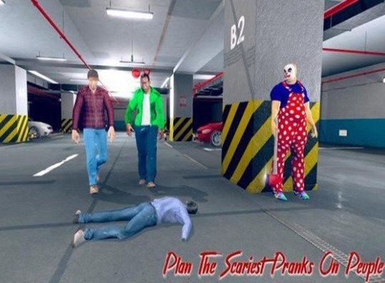 可怕的小丑恶作剧游戏