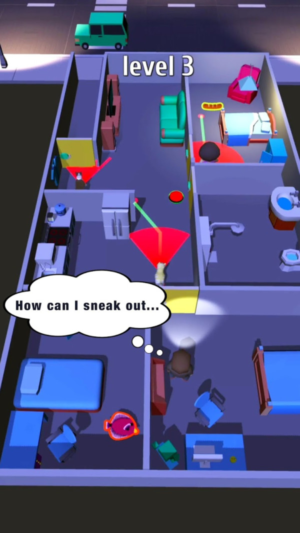 偷偷溜走汉化版