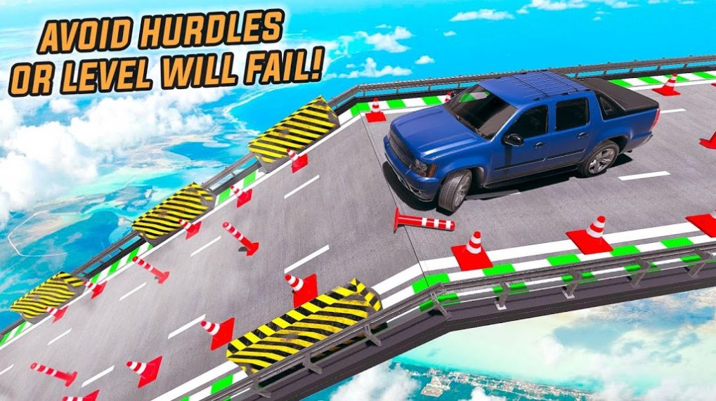 巨型坡道卡车特技游戏