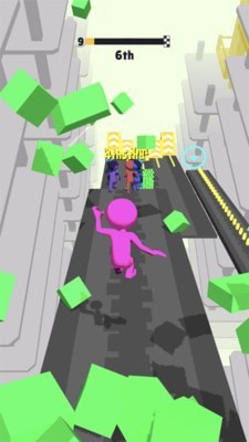 空中速降赛跑3D游戏