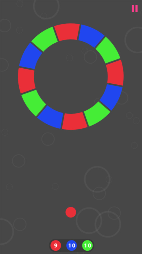 色彩小球转盘