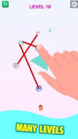 彩色绳拼图游戏 彩色绳拼图游戏