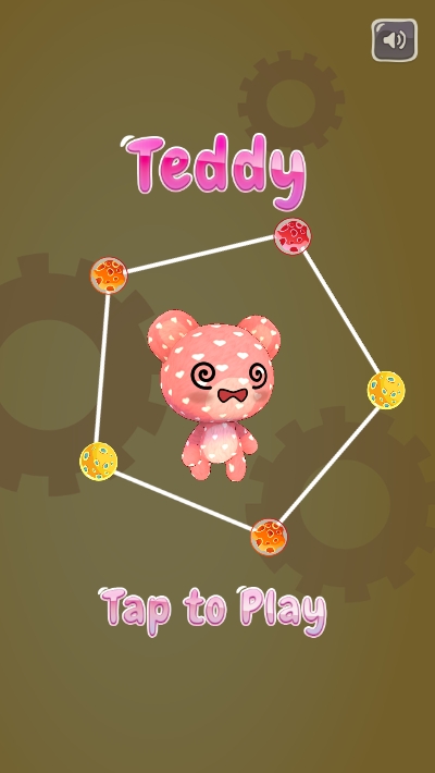 泰迪熊向上跳跃