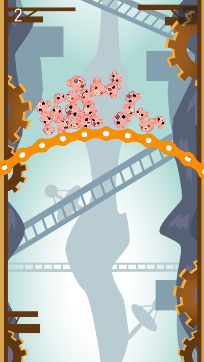 泰迪熊向上跳跃手游