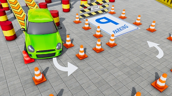 美国城市停车场