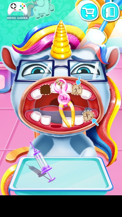 独角兽牙科手术游戏 独角兽牙科手术游戏