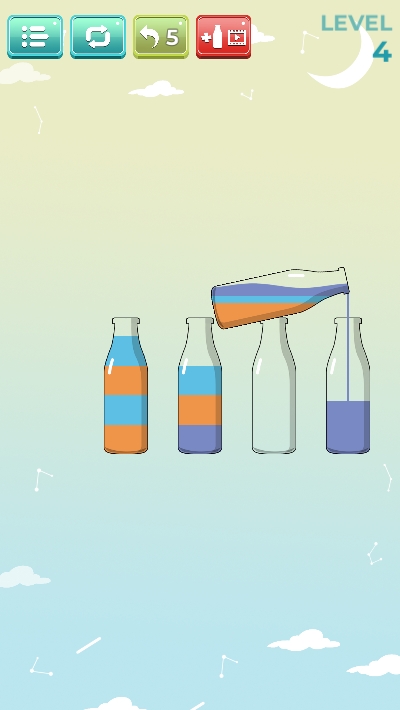 彩色水拼图游戏