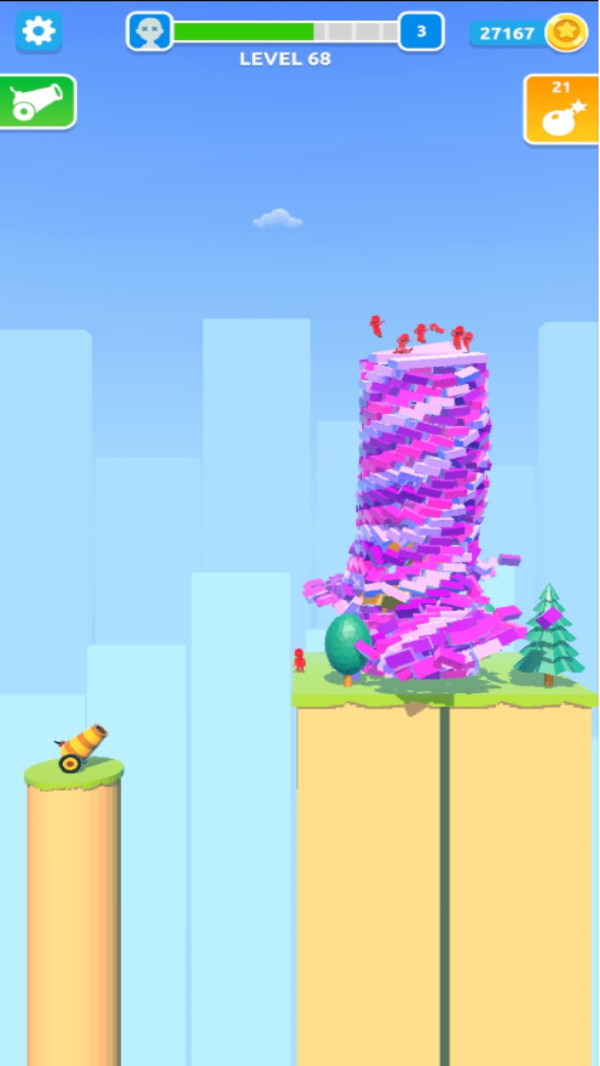 炮弹爆炸3d游戏