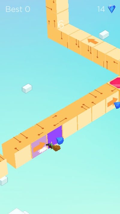 颜色方块跑酷