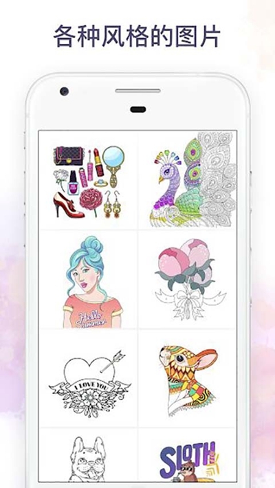 按数字填色的填色书游戏