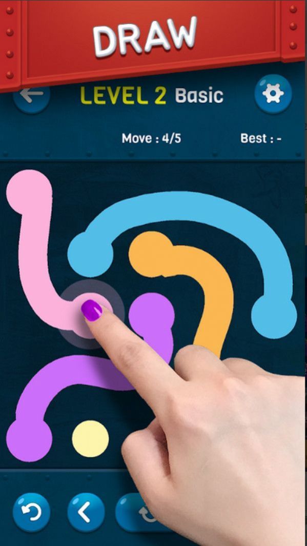 唯美线条连一连游戏