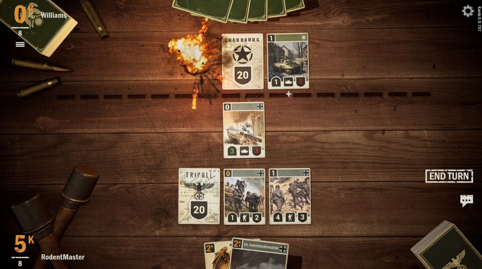 kards二战的卡牌