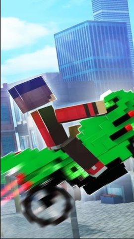 像素战队摩托车