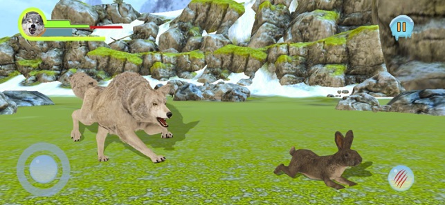 狼模拟器3D的野生动物手游