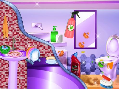 和爸爸玩得开心