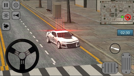 警察追击汽车驾驶模拟器