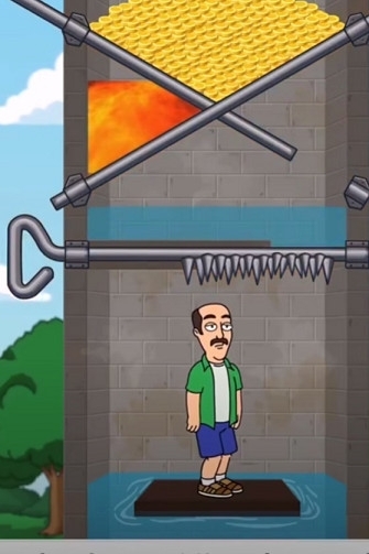 打开阀门救老头