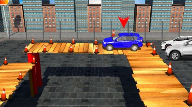 4x4吉普车市区驱车3D