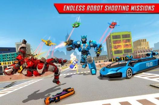 豪华轿车机器人战斗