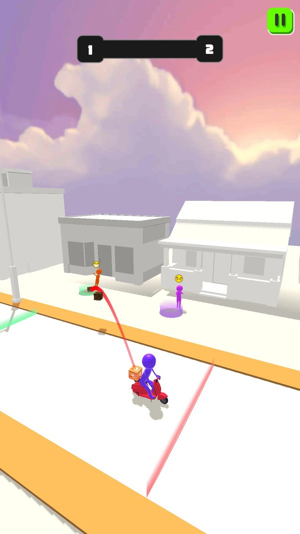 火柴人快递员游戏