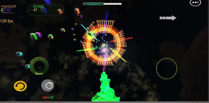 太空小行星冲撞