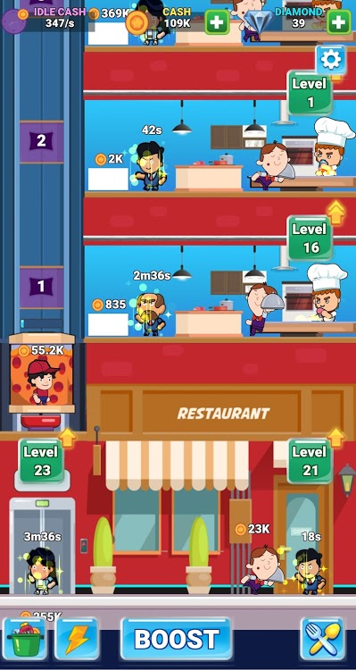 空闲餐厅大亨模拟器
