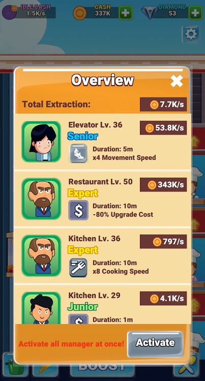 空闲餐厅大亨模拟器 空闲餐厅大亨模拟器