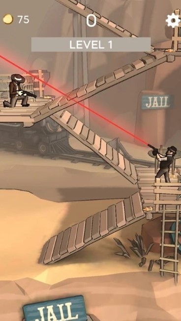 西部枪射击目标