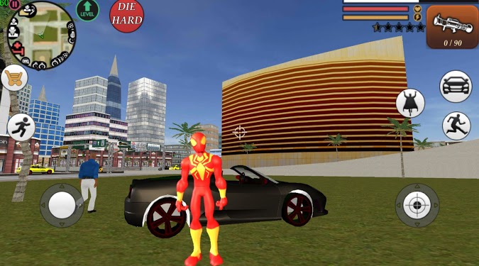 铁火柴人蜘蛛绳英雄黑帮城市