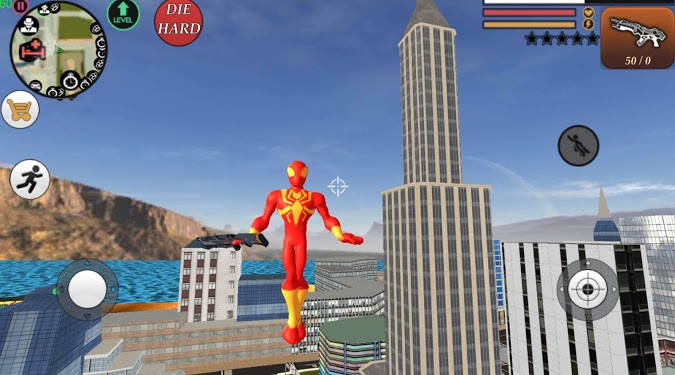 铁火柴人蜘蛛绳英雄黑帮城市