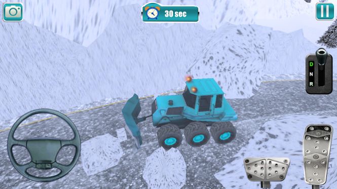 现代除雪机3D公路救援拖拉机