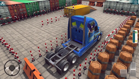 城市卡车停车场3D 城市卡车停车场3D
