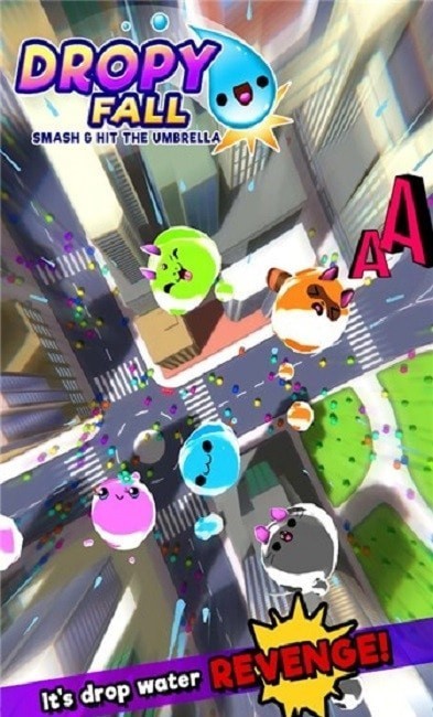 掉落的雨滴 掉落的雨滴