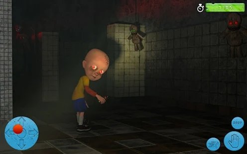 黑暗房子里的婴儿