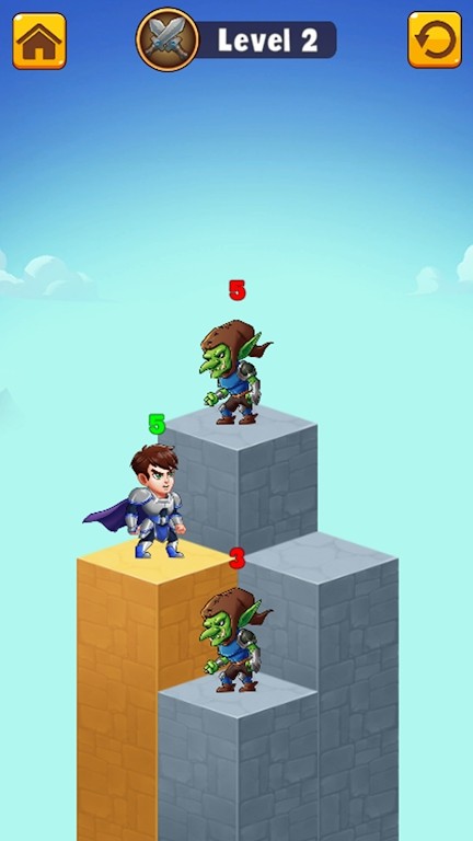 英雄金字塔谜题