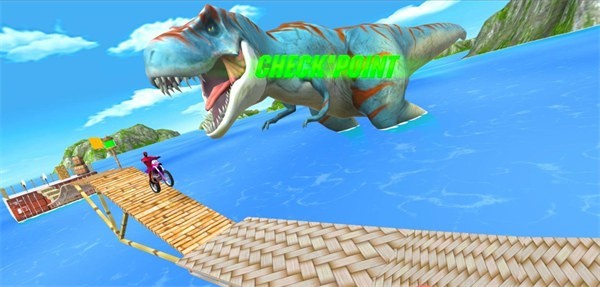 侏罗纪摩托车特技 侏罗纪摩托车特技