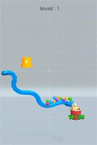 画绳收集球游戏