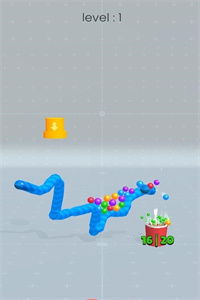 画绳收集球游戏