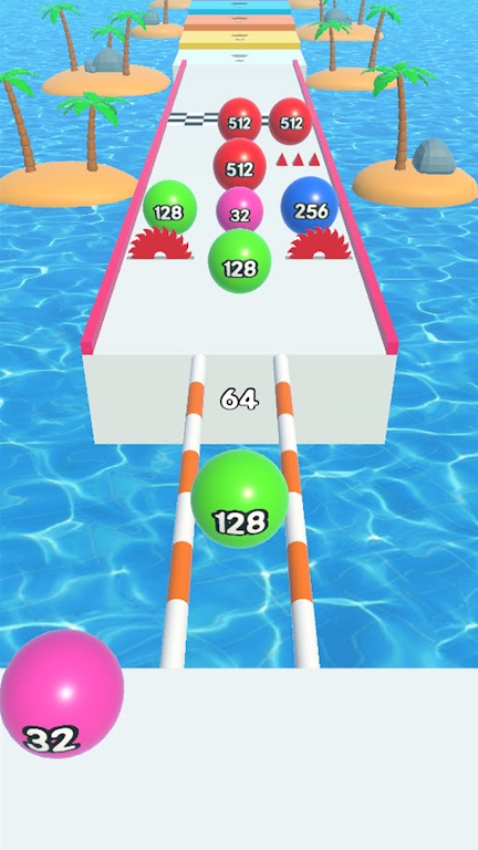 2048赛跑球 2048赛跑球