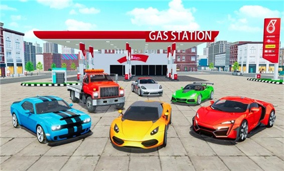 真正的停车场加油站 真正的停车场加油站