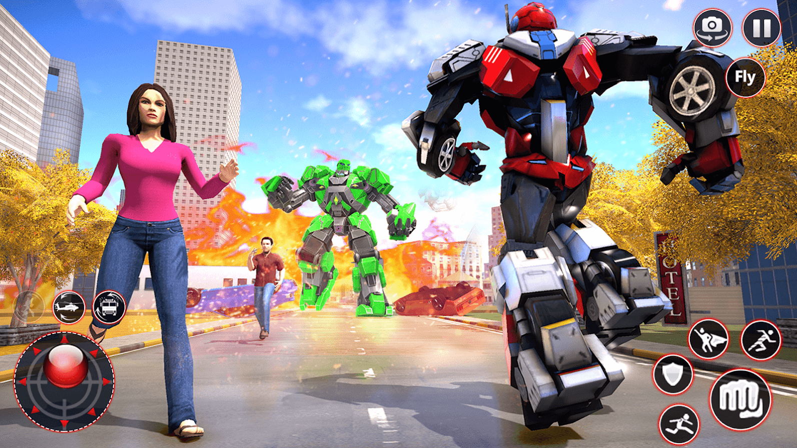 飞行消防员机器人 飞行消防员机器人