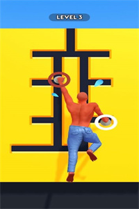 横向障碍攀爬游戏