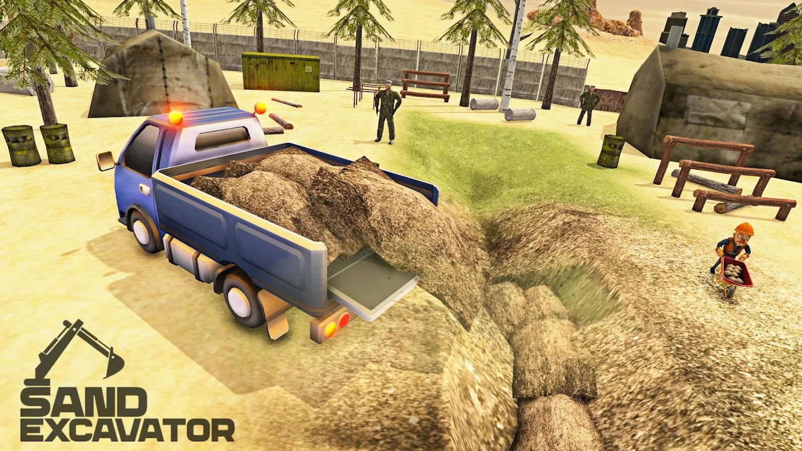 建筑挖掘机模拟施工工程 建筑挖掘机模拟施工工程