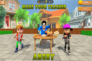 可怕的老师跑步比赛3D