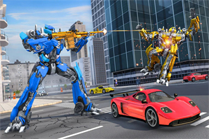 机器人直升机汽车战争 机器人直升机汽车战争